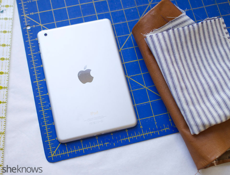 DIY iPad case makes use of your scrap bin for an inexpensive project