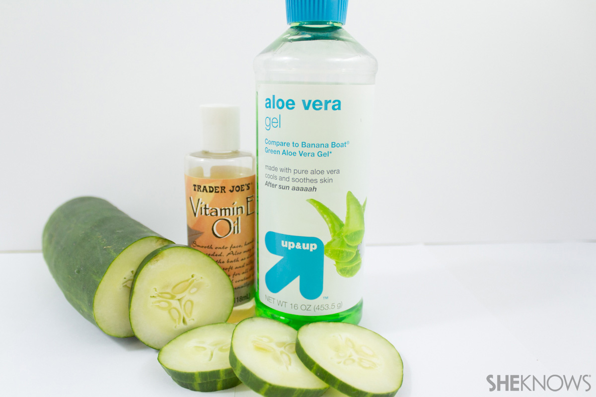 DIY sunburnsoothing face and body mask SheKnows