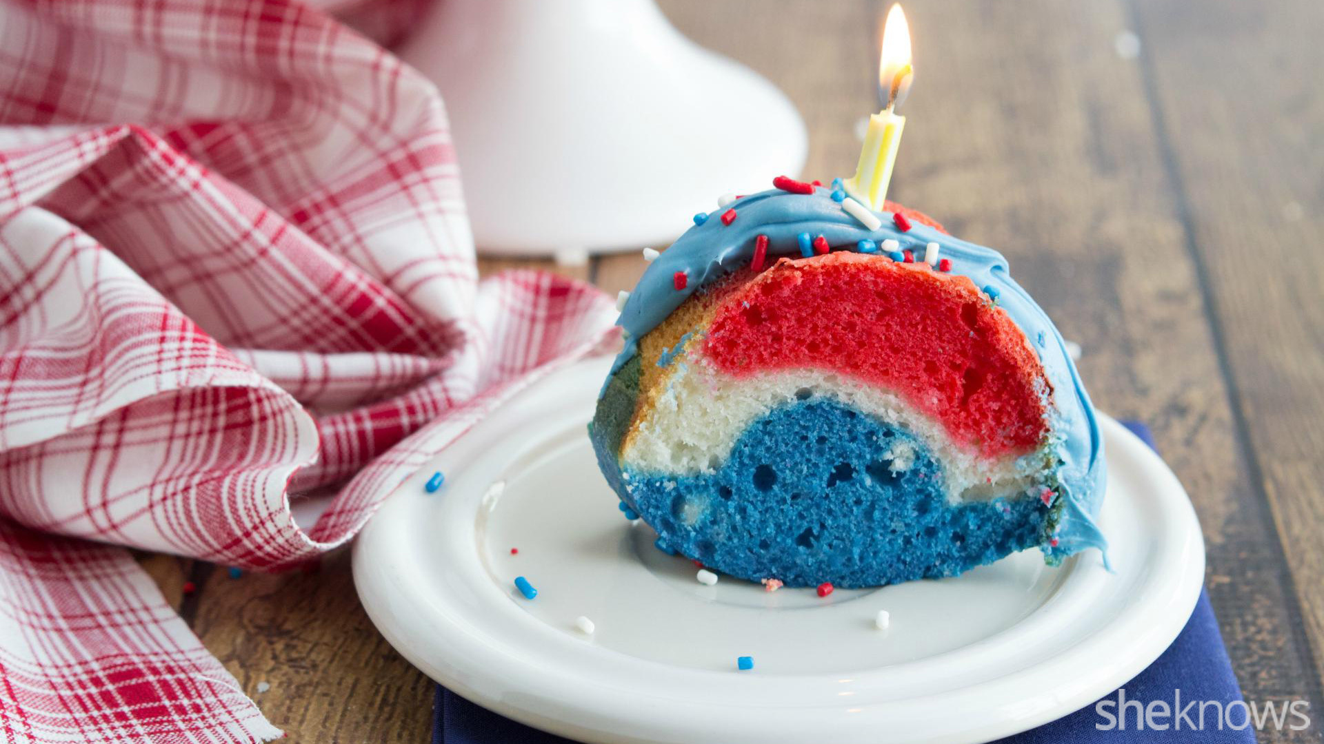 Firecracker Bundt cake