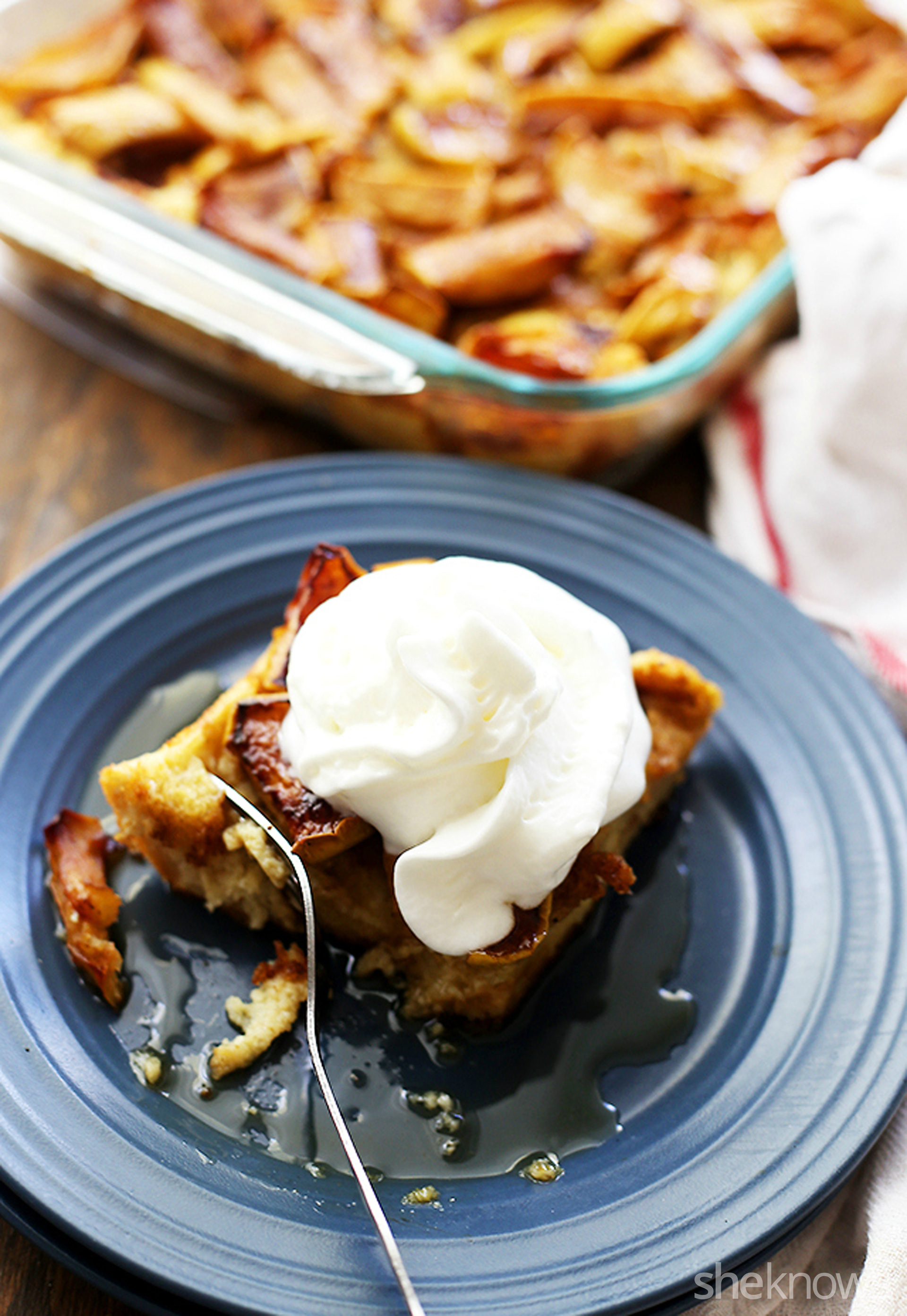 Makeahead apple French toast casserole for a stressfree holiday