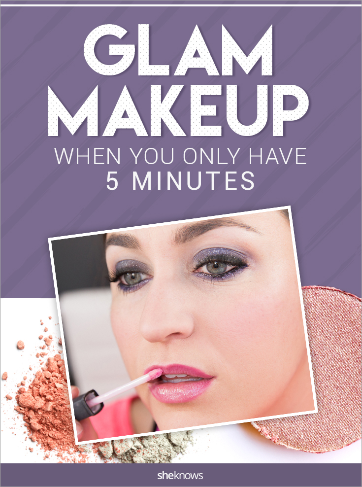 Create glam party makeup using 4 products in 5 minutes SheKnows