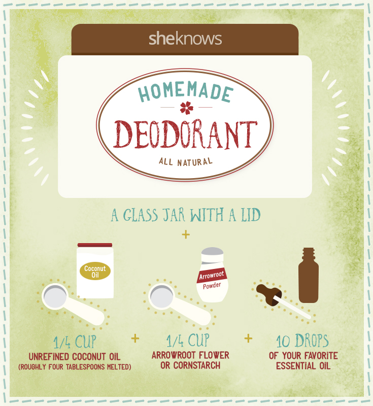 Easy homemade deodorant recipe that really works SheKnows
