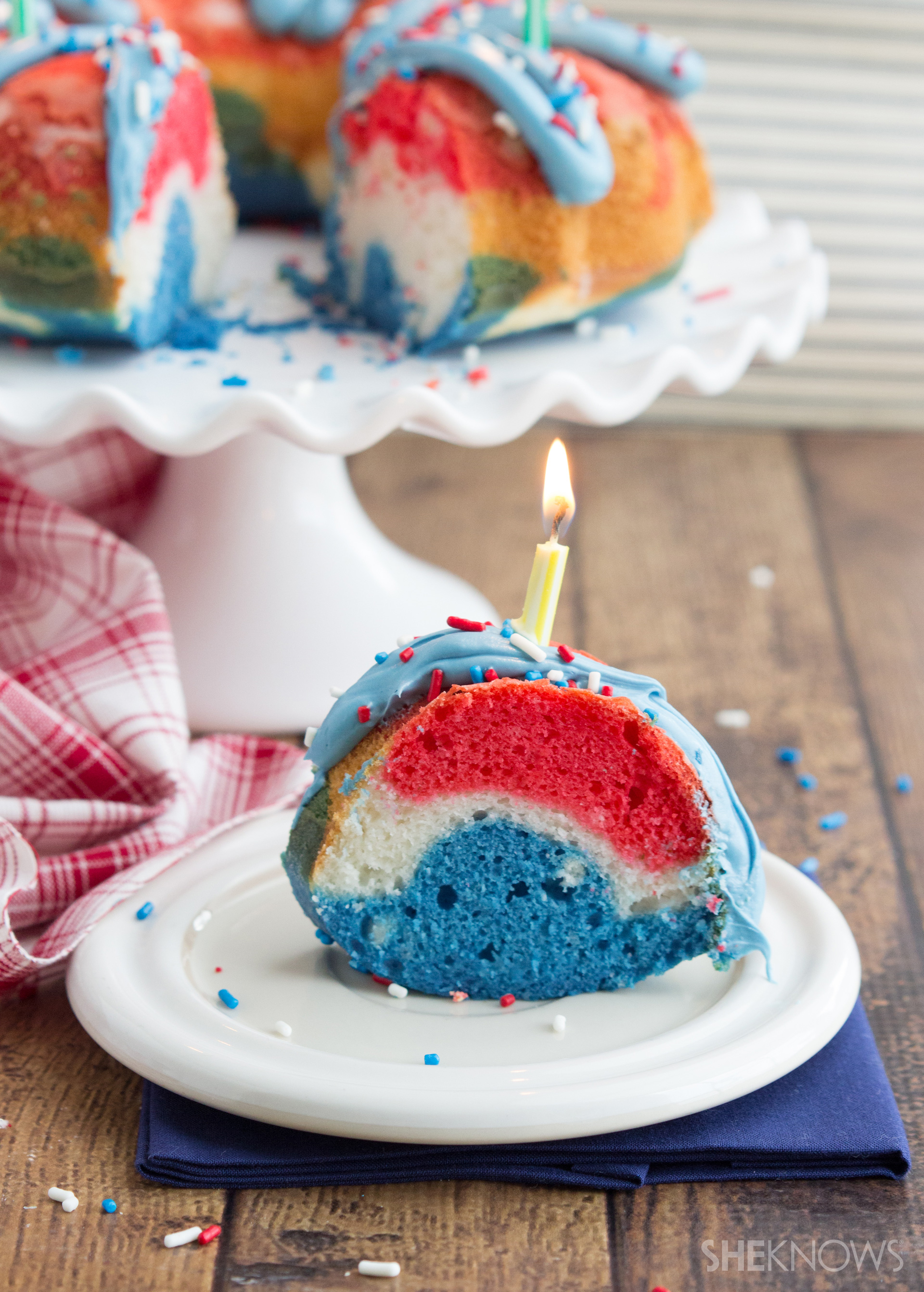 Firecracker Bundt cake