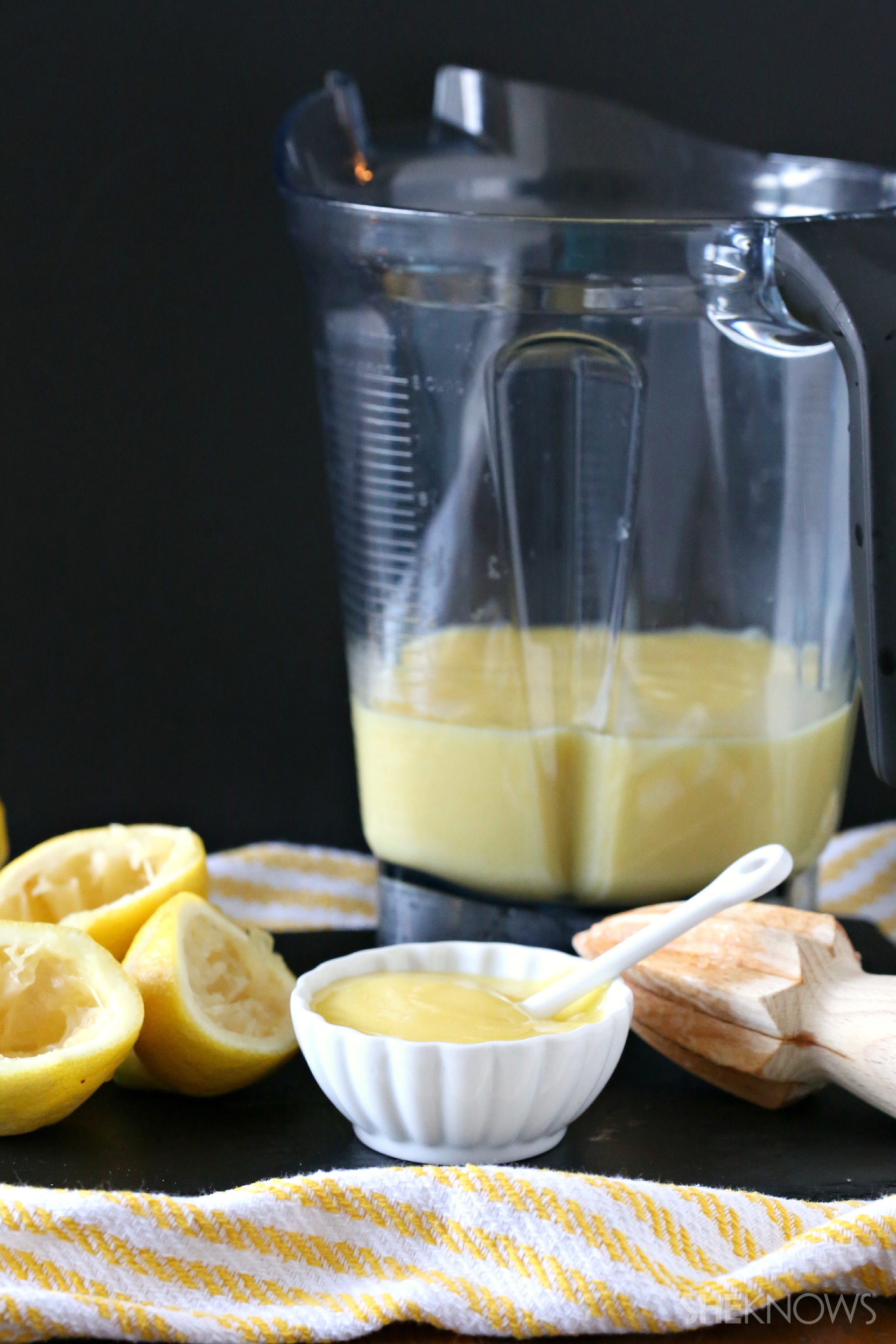 Bust out the blender for the easiest lemon curd ever