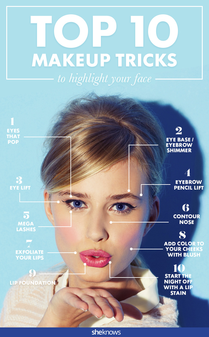 10 makeup tricks to highlight your best features (INFOGRAPHIC) SheKnows