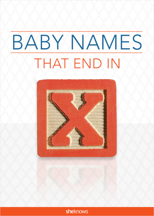 Beautiful baby names ending in X