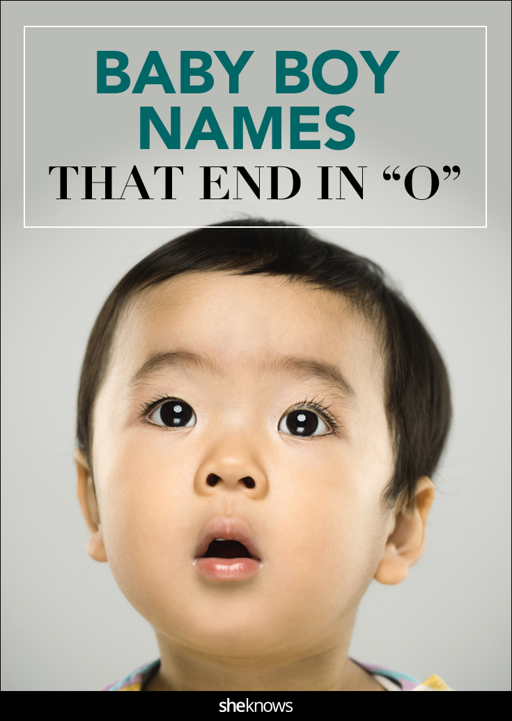Oh boy! Baby names that end in O for boys