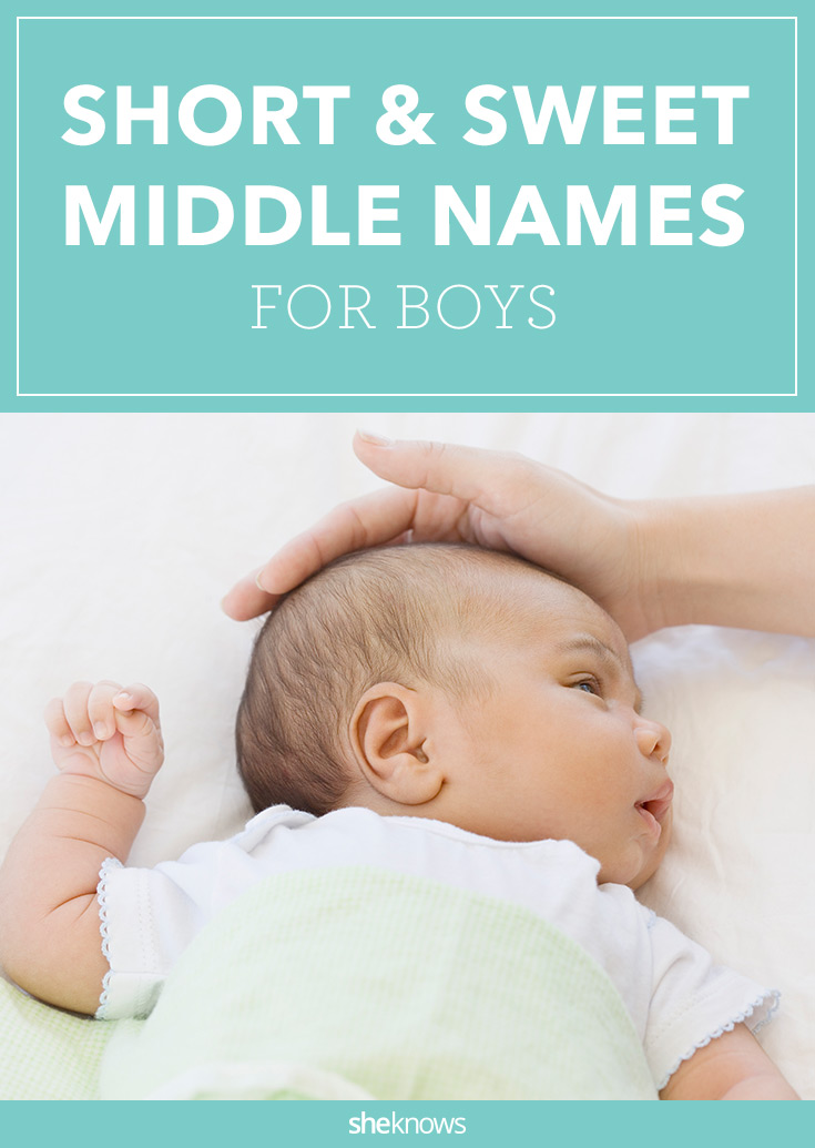 We're totally stuck on these middle names for baby boys