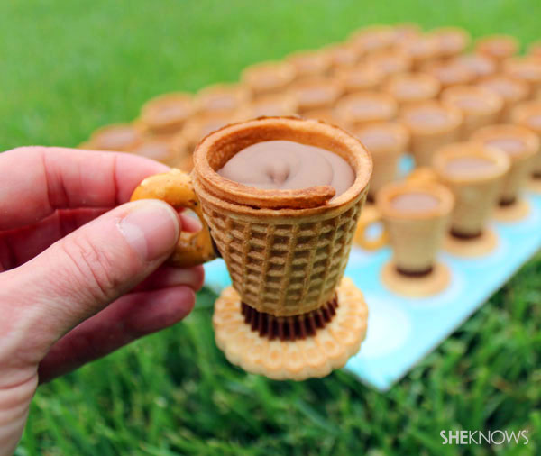 Edible teacup cookies recipe