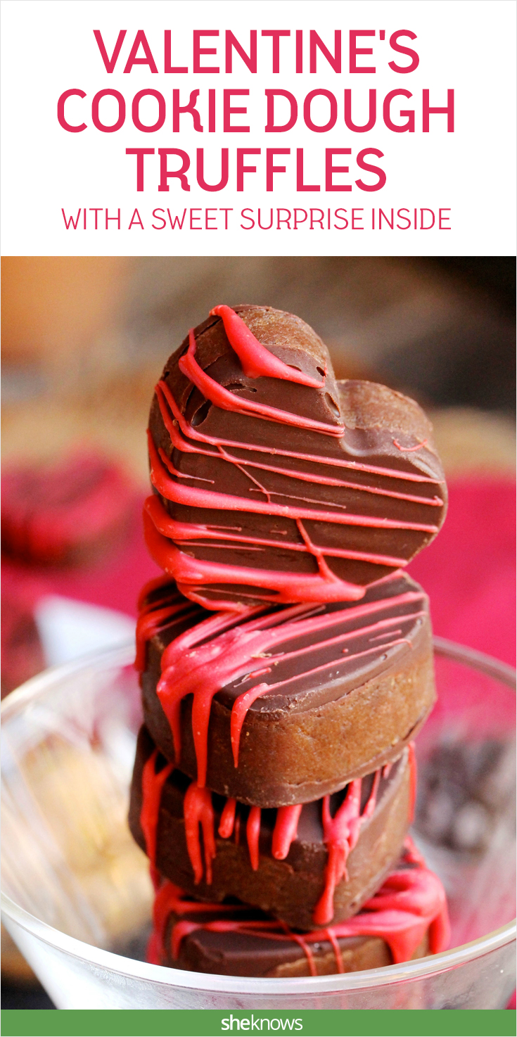 Decadent cookie dough truffles that will win your valentine's heart