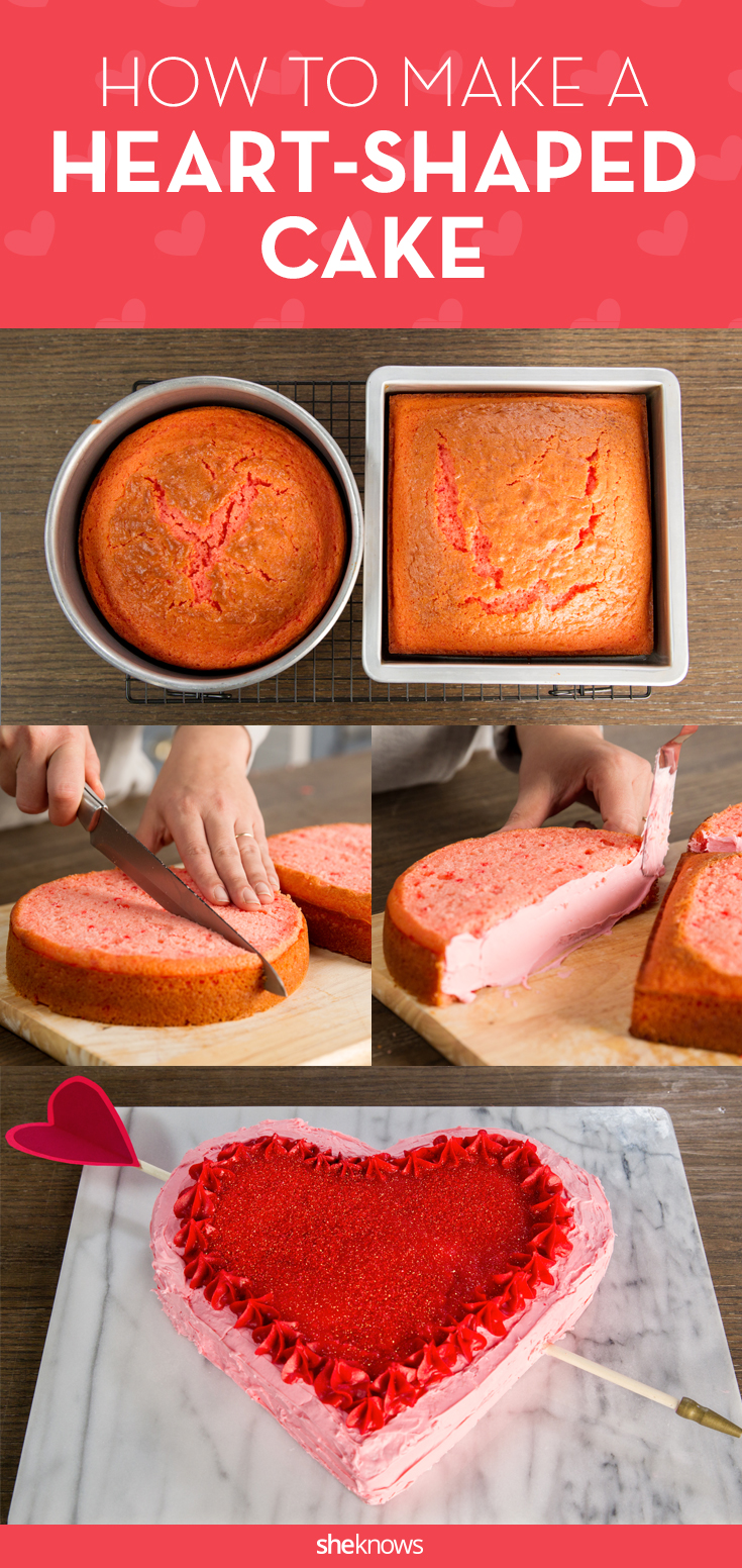 How to Make a HeartShaped Cake — No Special Pan Required SheKnows