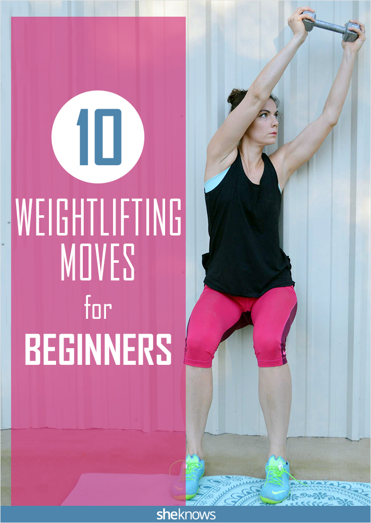 10 Weight lifting exercises for beginners SheKnows 10 Weight lifting exercises for beginners SheKnows