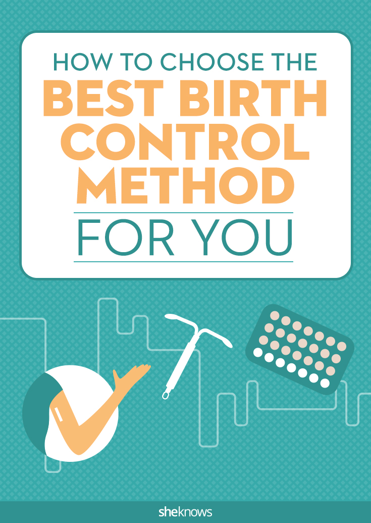 All your birth control options explained in 1 handy chart