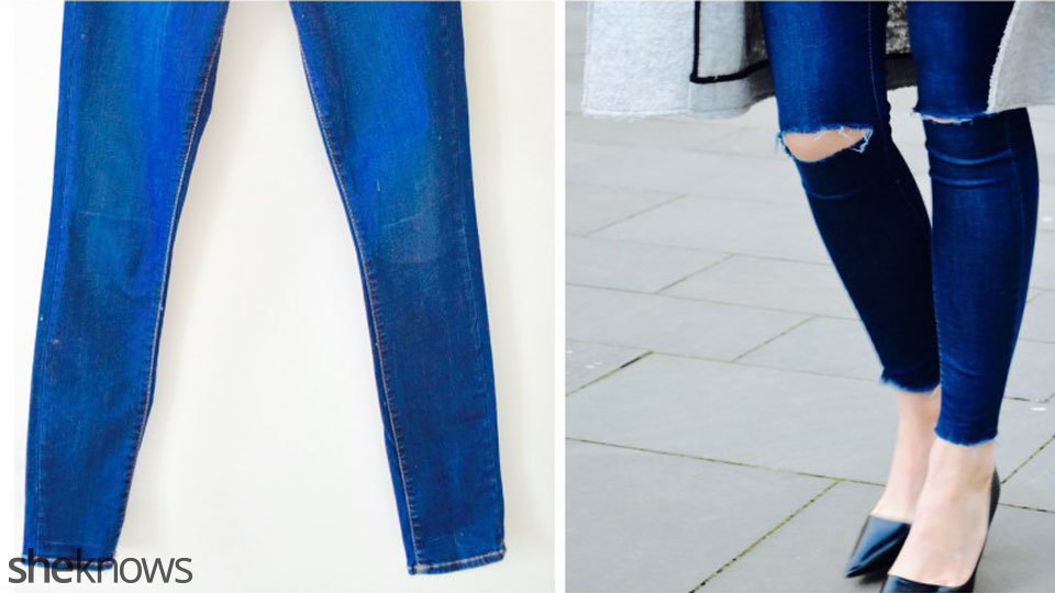 How to fray your jeans in 3 easy steps SheKnows