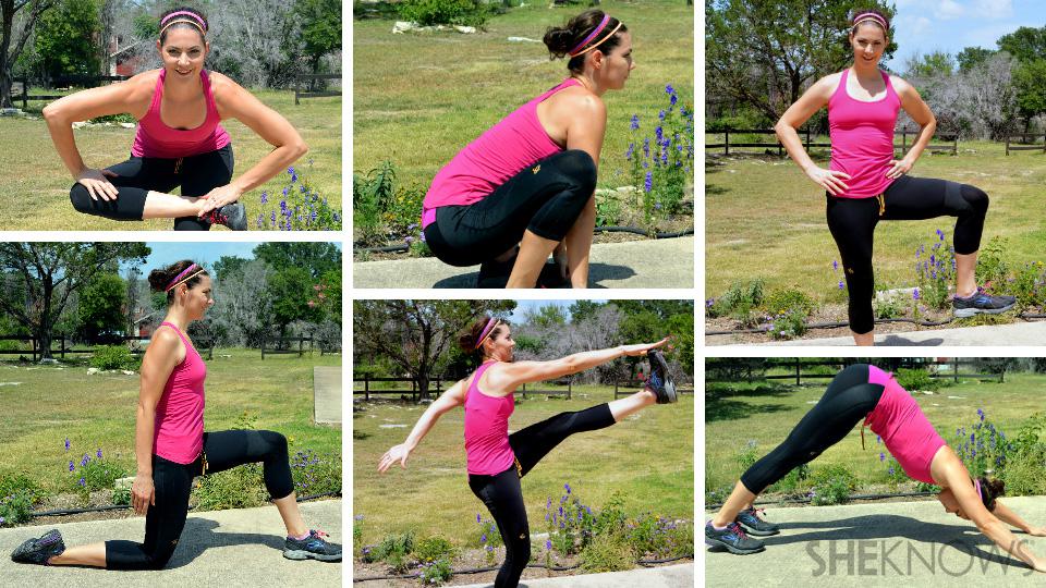 6 Stretches to do pre and postspin class SheKnows