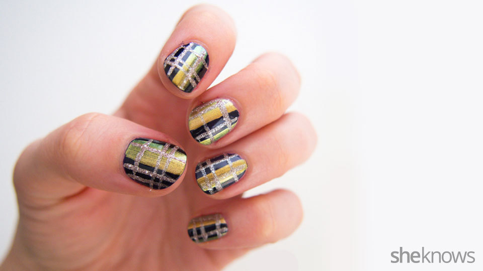 3 Classic plaid nail art designs SheKnows