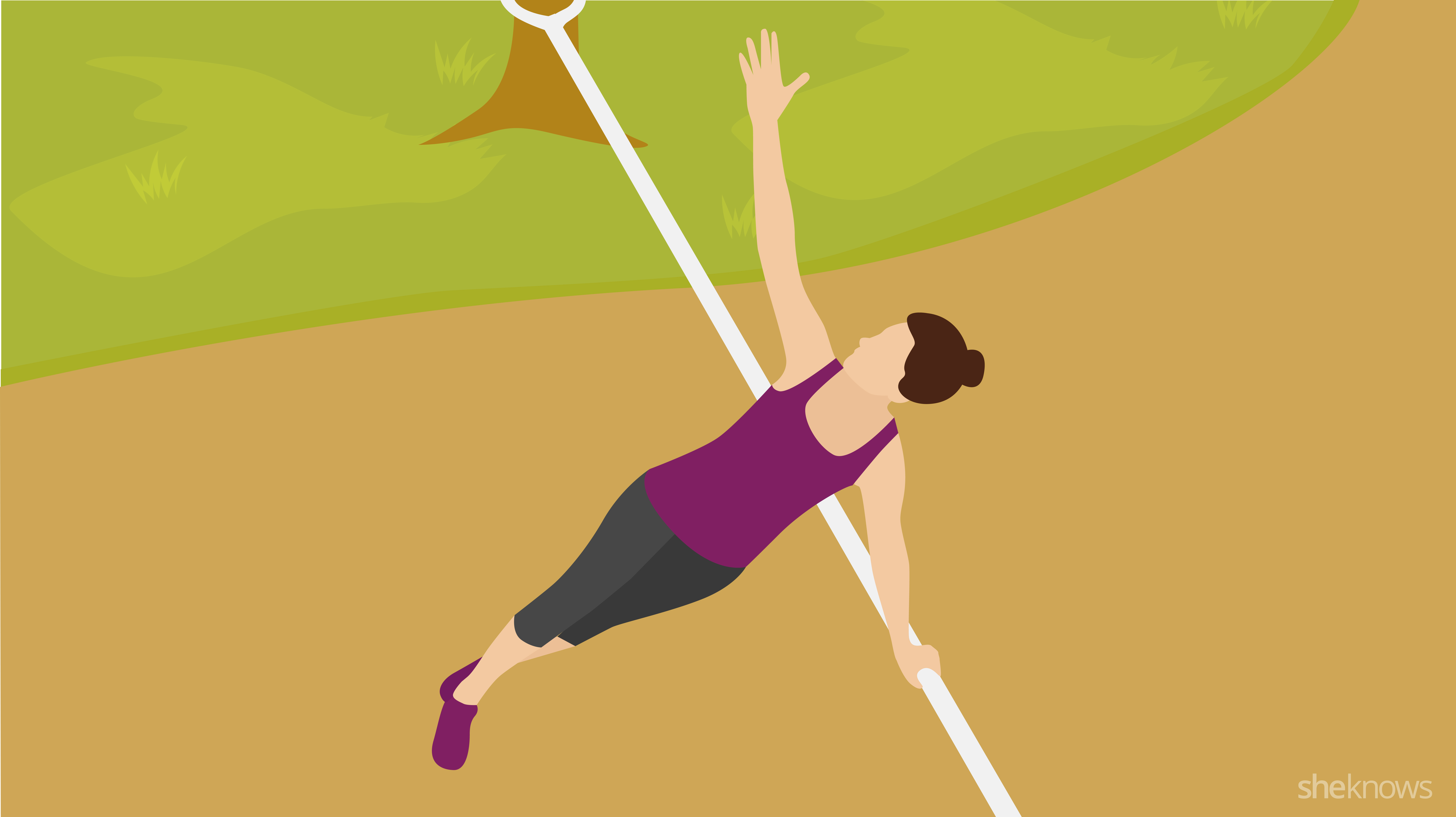 Superfun slackline workout will make your tired exercises new again
