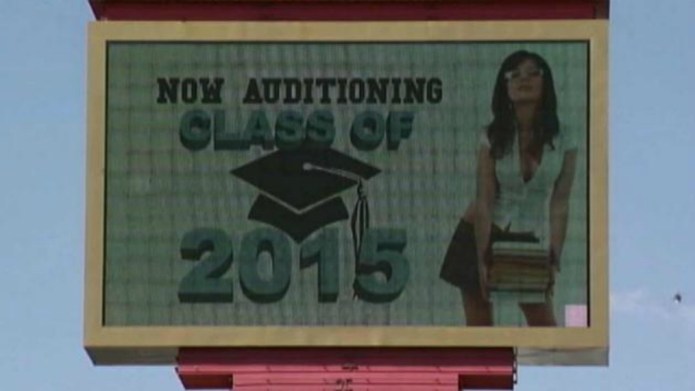 Strip club posts employment ads that target high school graduates