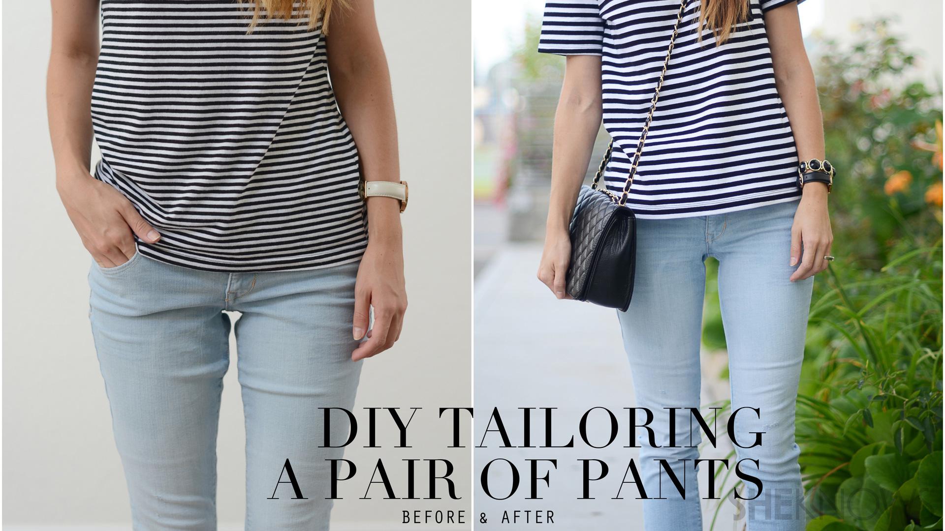 How to tailor a pair of jeans