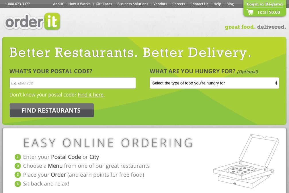 5 Best places to order food online in Canada