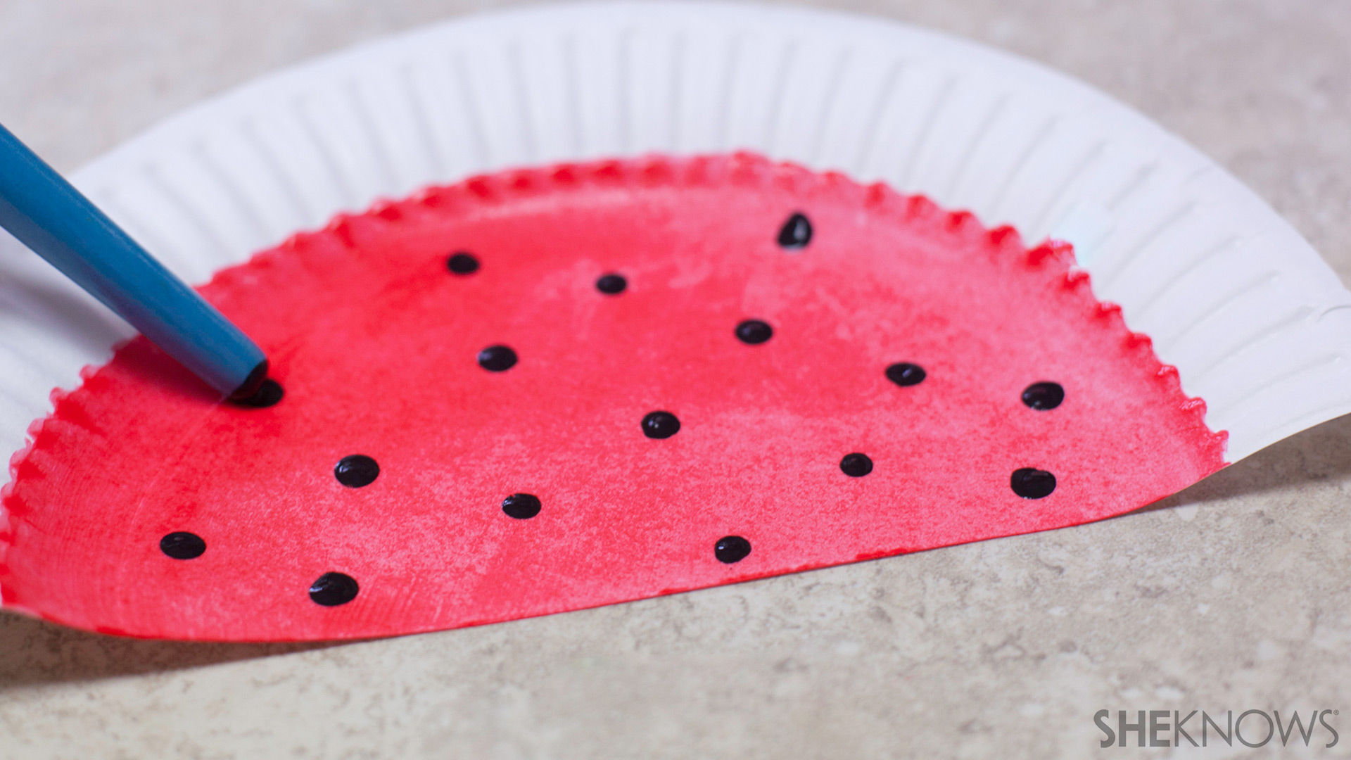 Cool craft Transform paper plates into colorful fans SheKnows