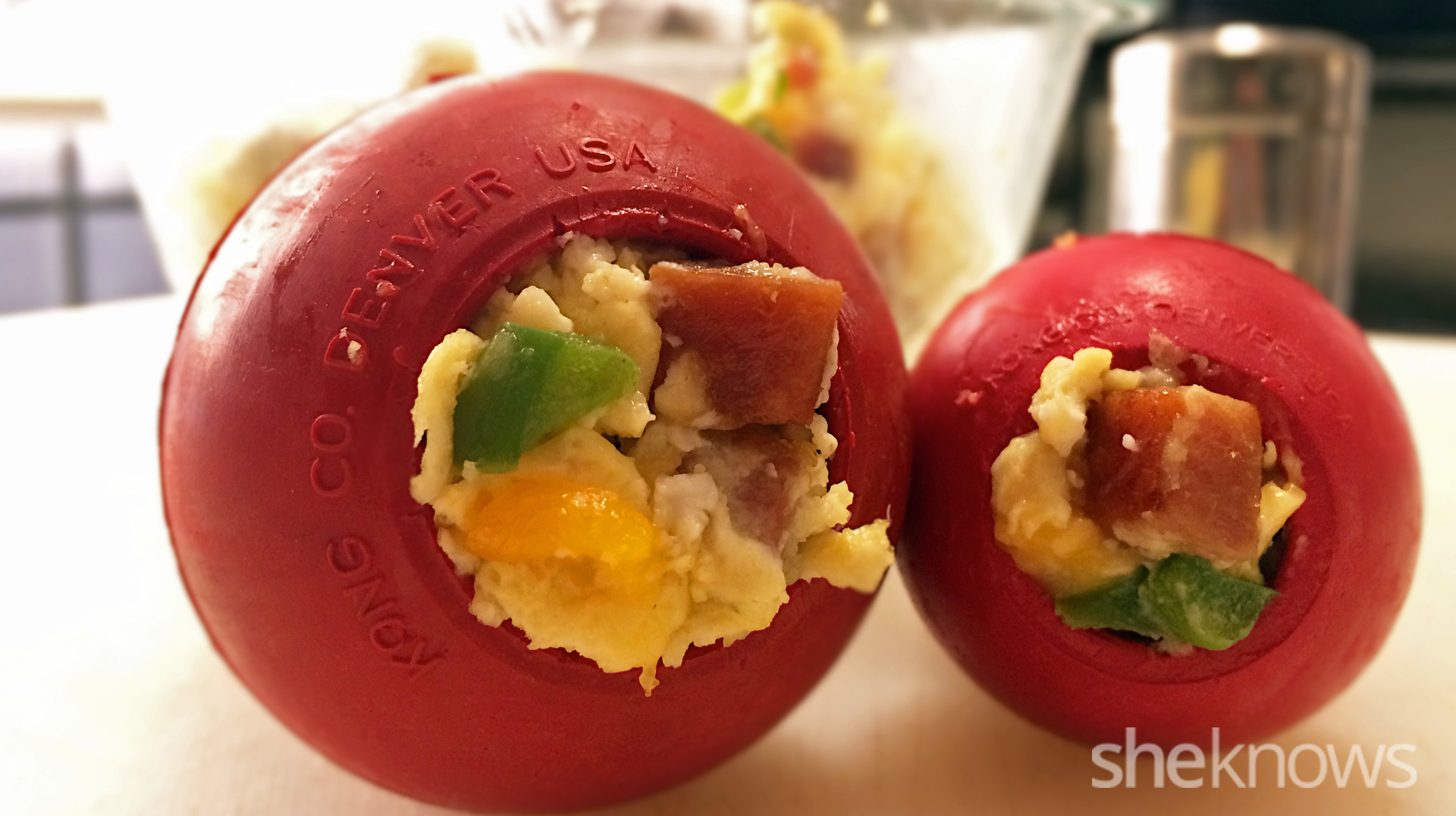 Kong recipe for dogs that tastes just like a Denver omelet SheKnows