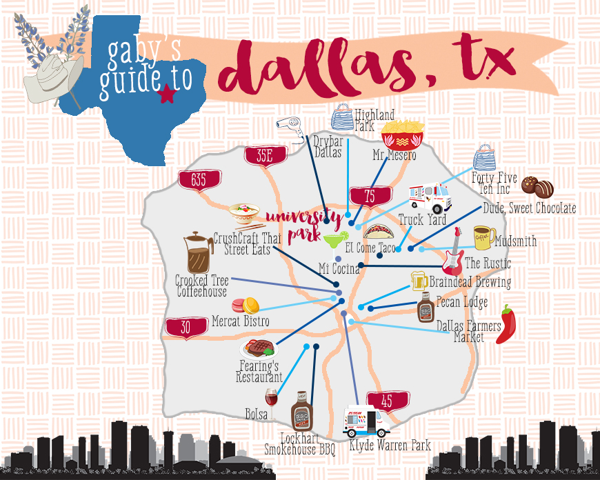 Dallas Fort Worth Food Map Dallas city guide what to eat SheKnows