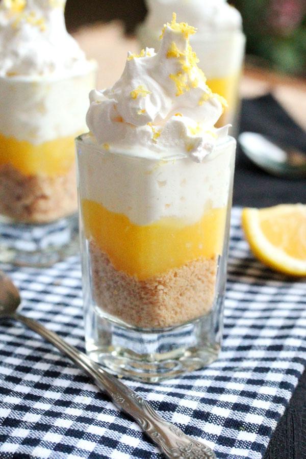 Dessert in a glass Layered tangy lemon curd and shortbread SheKnows