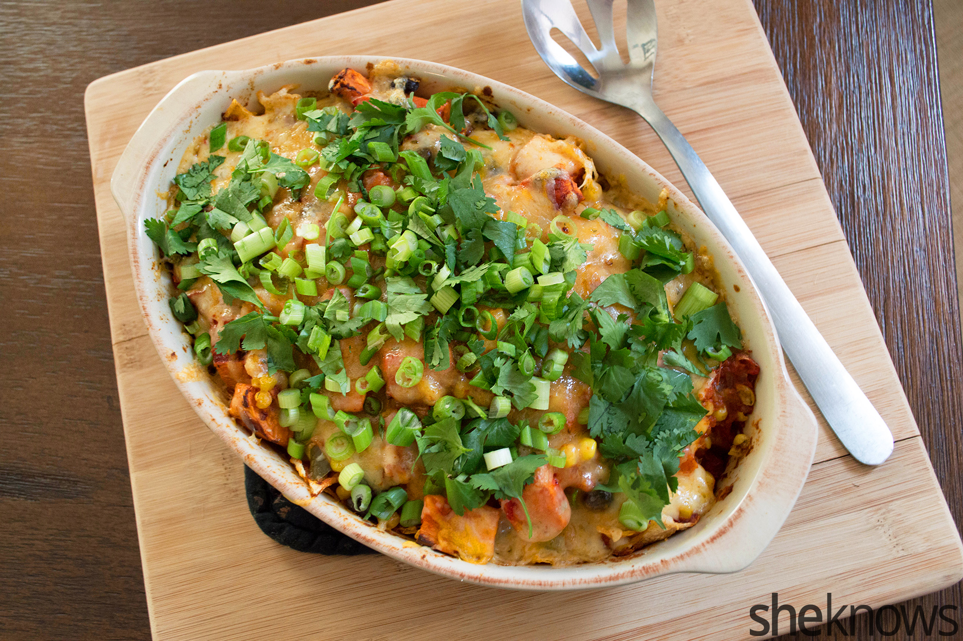 OnePot Wonder Butternut squash enchiladas layer hearty winter flavors