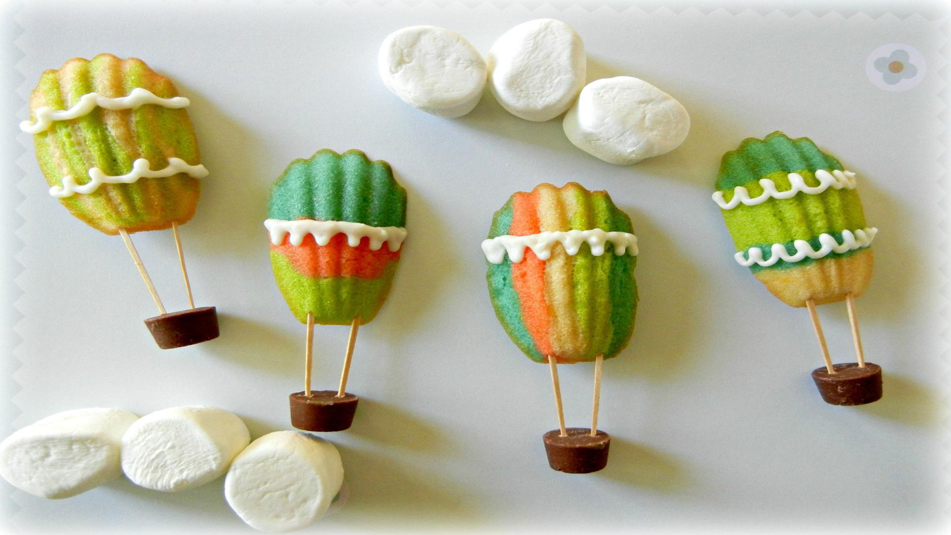 Up, up and away! Hot air balloon madeleine cookies SheKnows