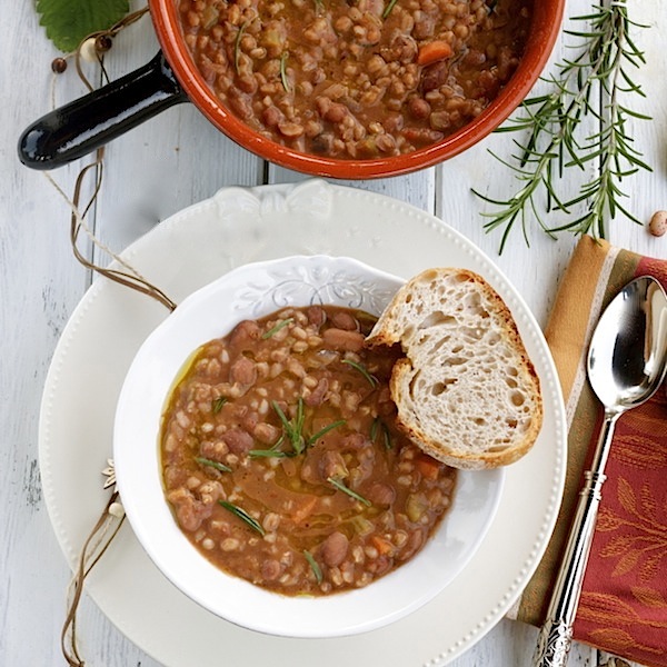 Farro and bean soup SheKnows