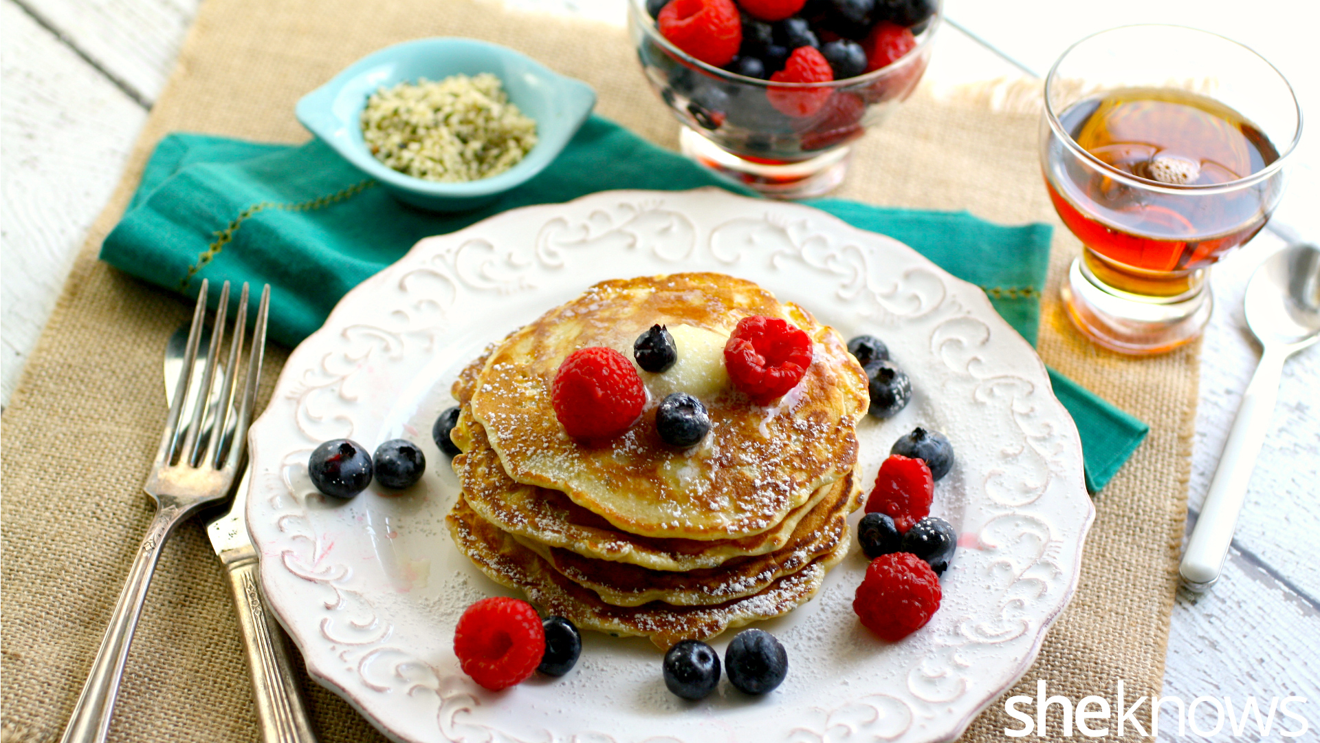 Dairyfree hemp pancakes make a tasty, proteinpacked breakfast SheKnows