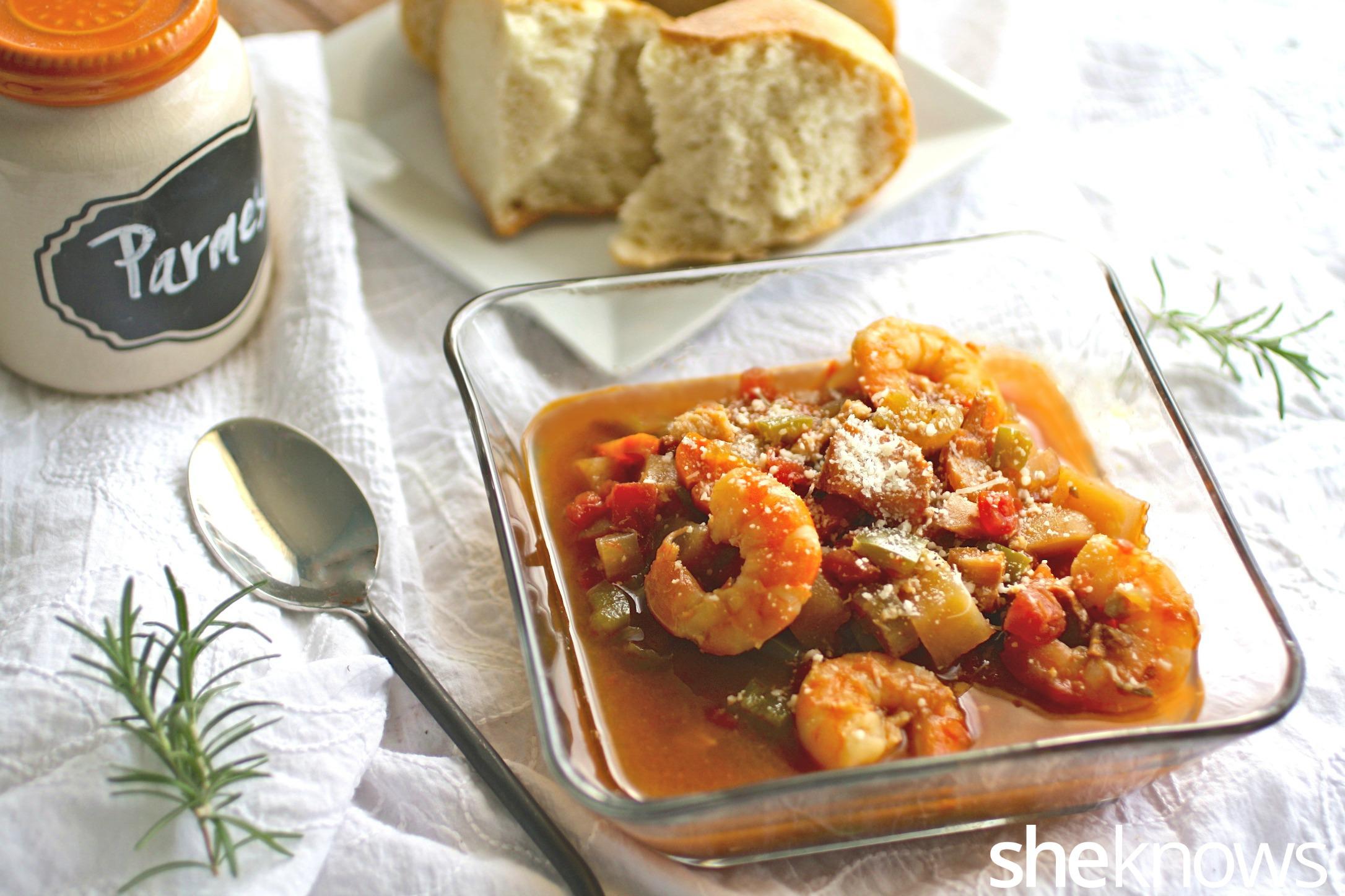 Slow Cooker Sunday Classic cioppino is a seafood stew done right
