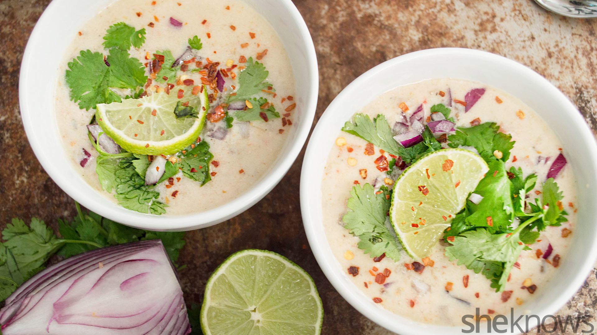 Slow Cooker Sunday Coconutcurry Thai chicken soup has never been