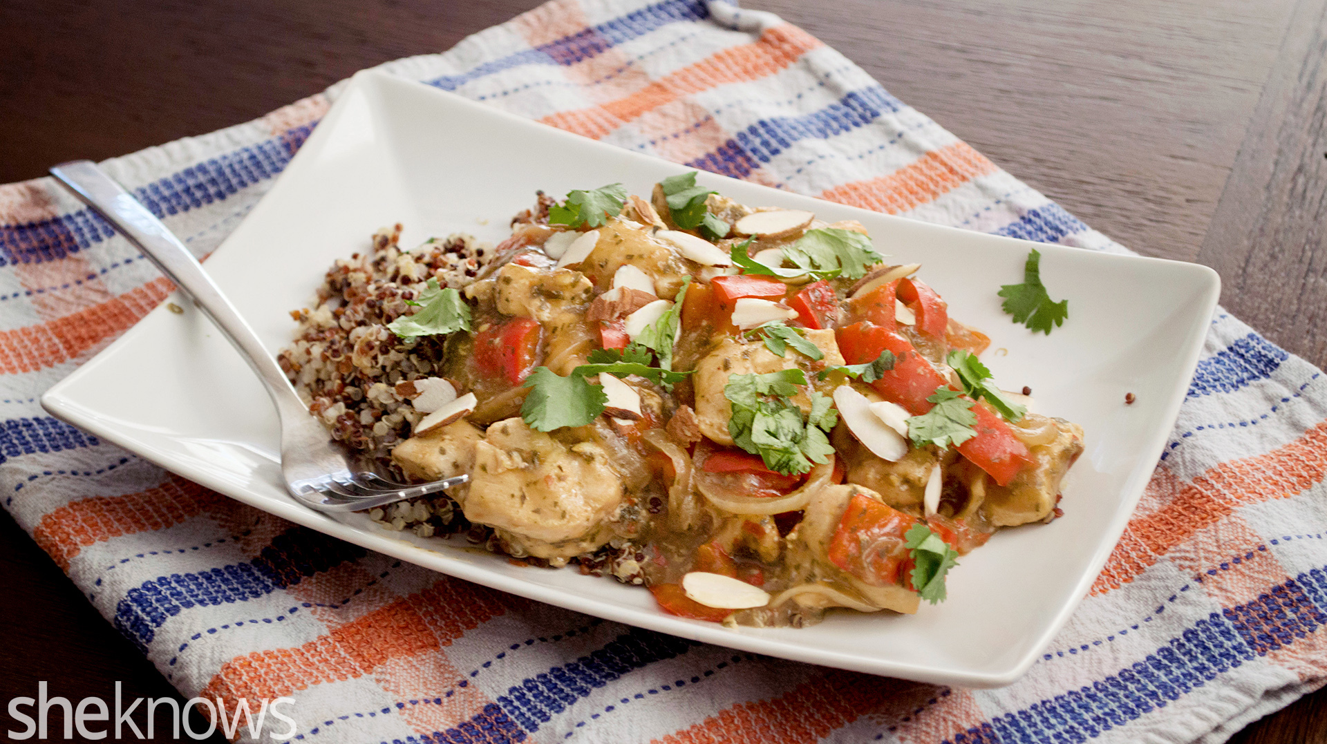 Slow cooker cashew butter chicken — take a break from typical peanut