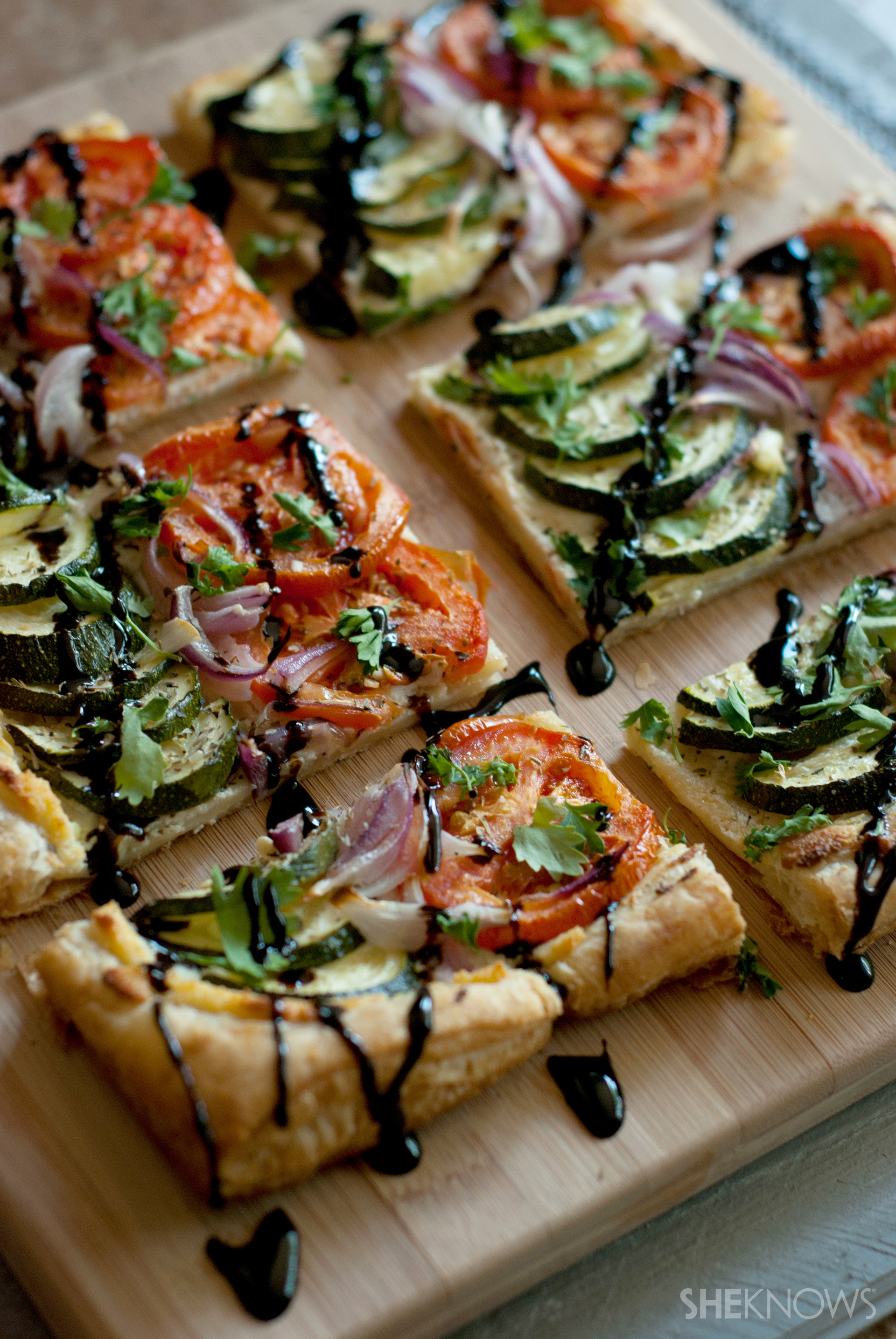 Simple summer bites Rustic grilled veggie tart SheKnows