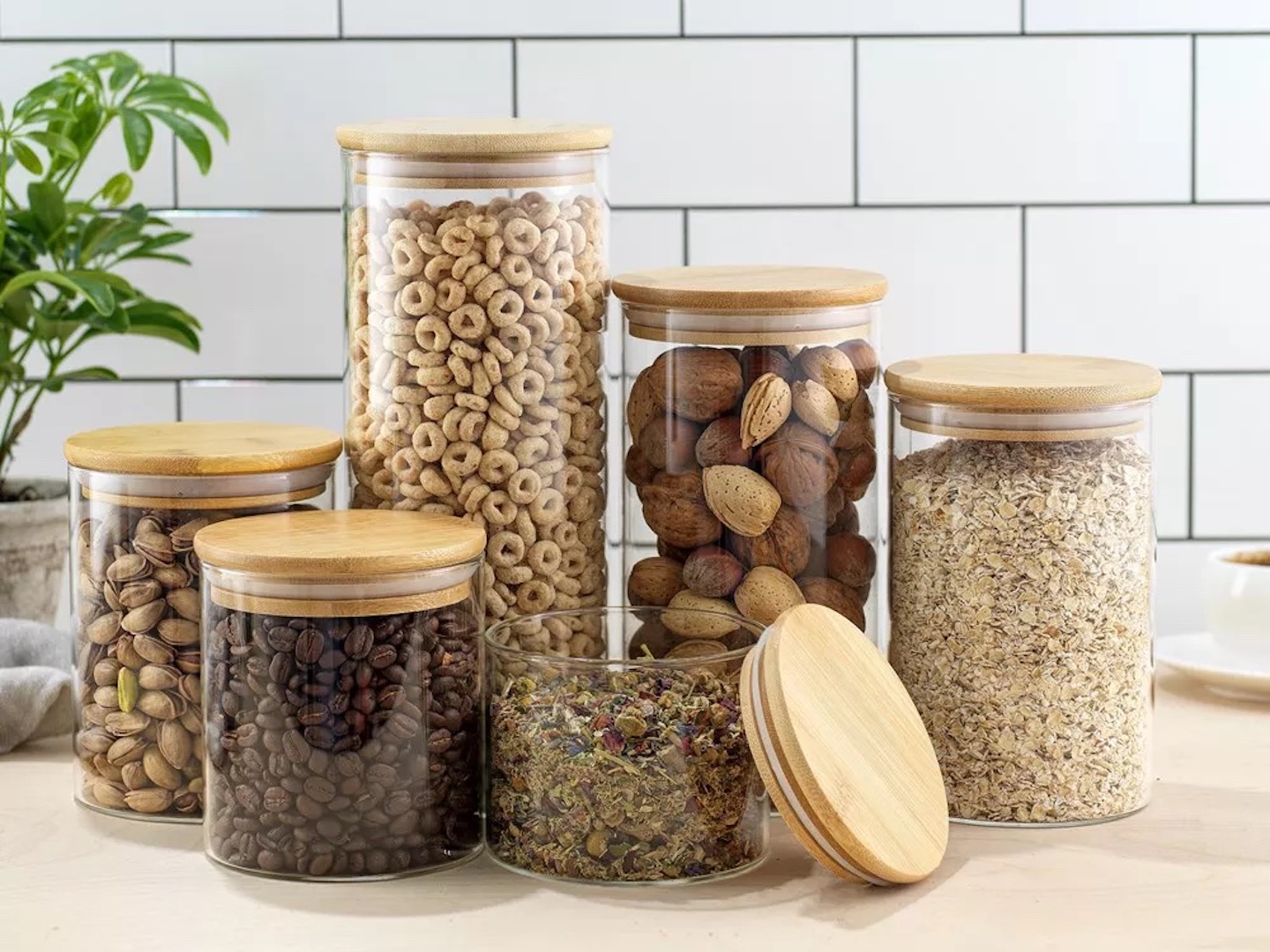 These Glass Storage Jars Will Give Your Pantry an Instant Facelift