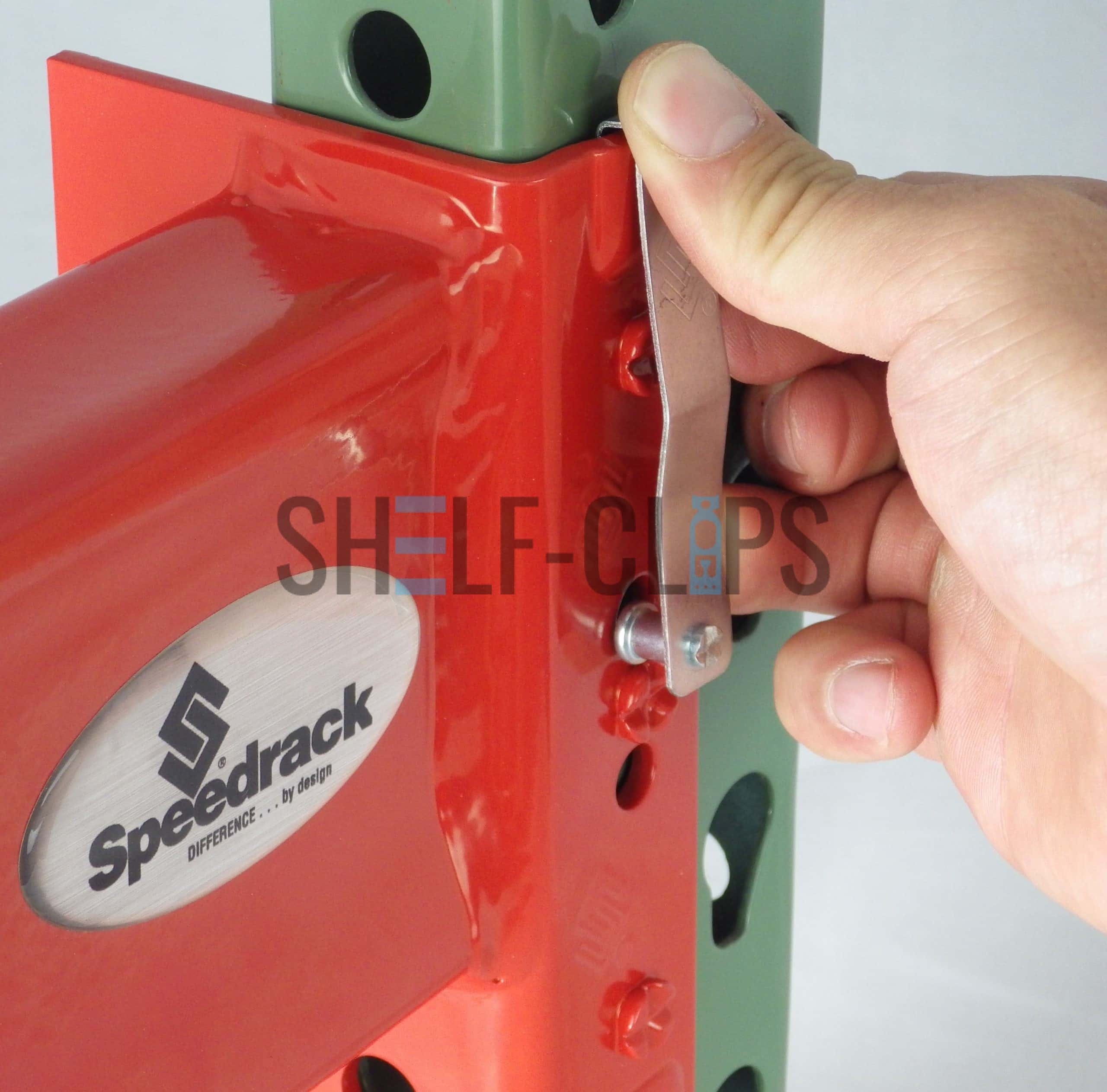 Speedrack Pallet Rack Clip Teardrop Box of 30