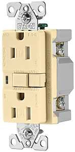 Eaton Wiring Devices TRAFCI15V-K AFCI Receptacle, 2 -Pole, 15 A, 125 V