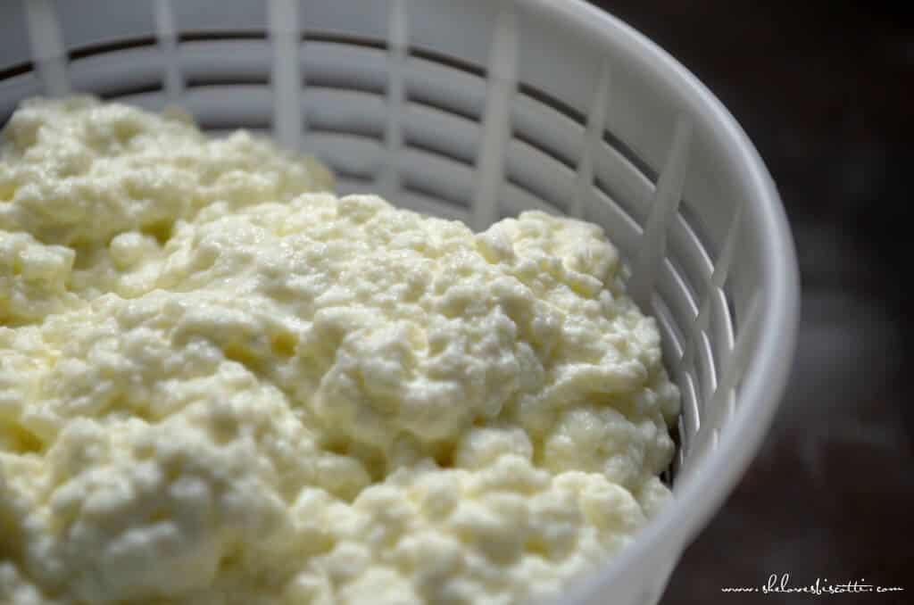 Homemade Ricotta Cheese Only 3 Ingredients! She Loves Biscotti