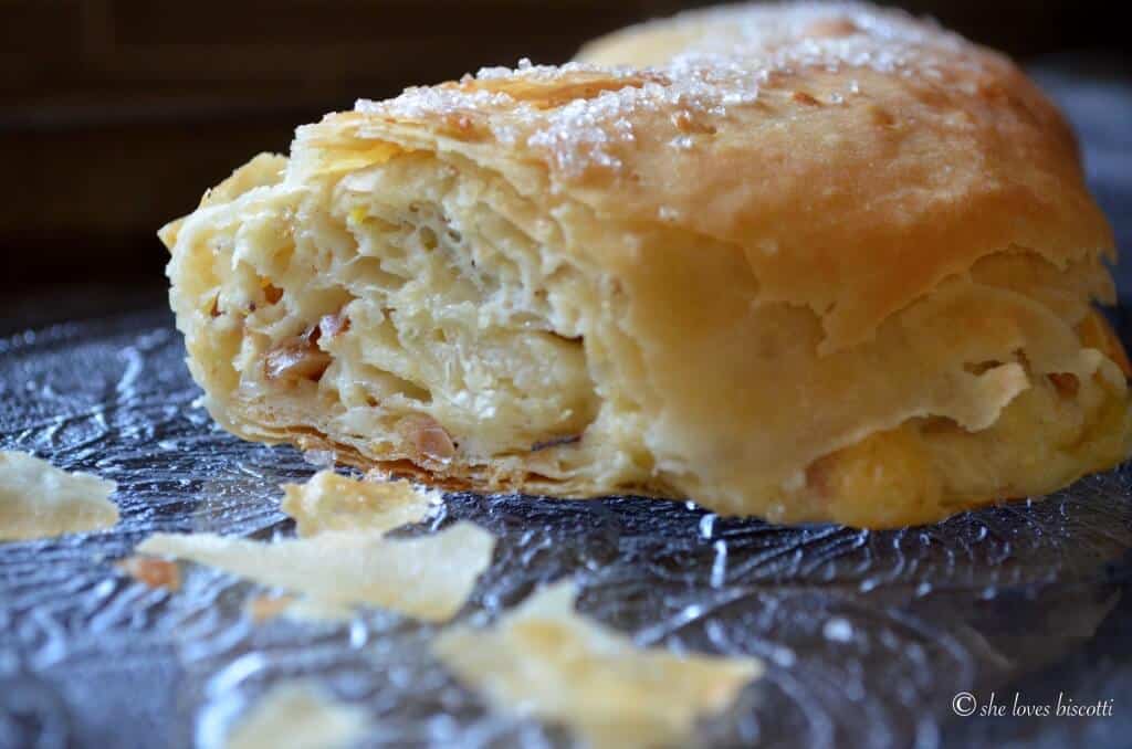 Simple Italian Ricotta Cheese Strudel She Loves Biscotti