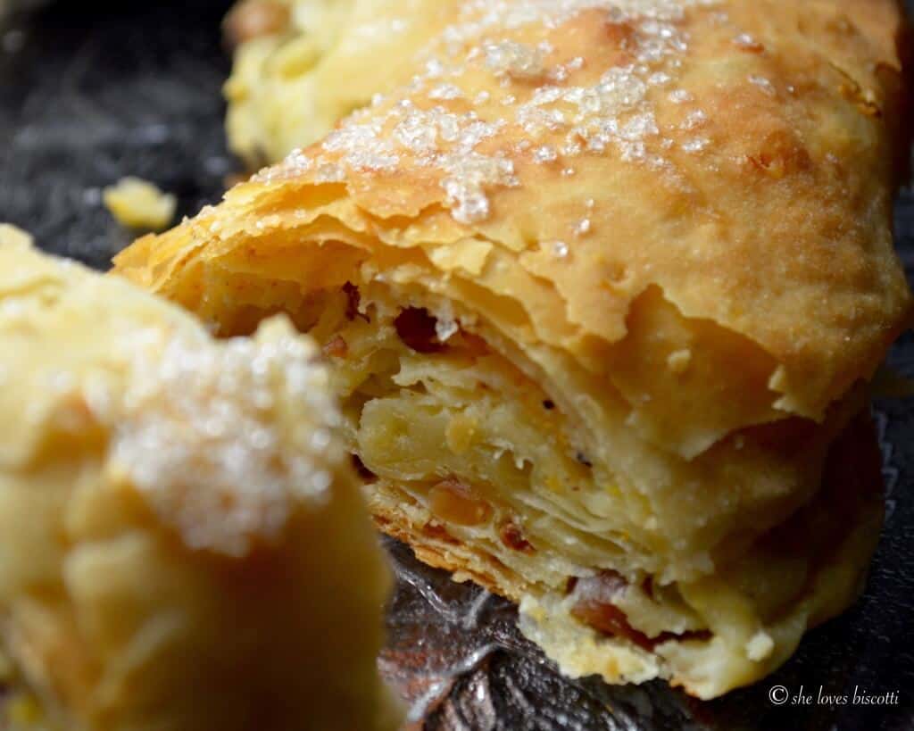 Simple Italian Ricotta Cheese Strudel She Loves Biscotti