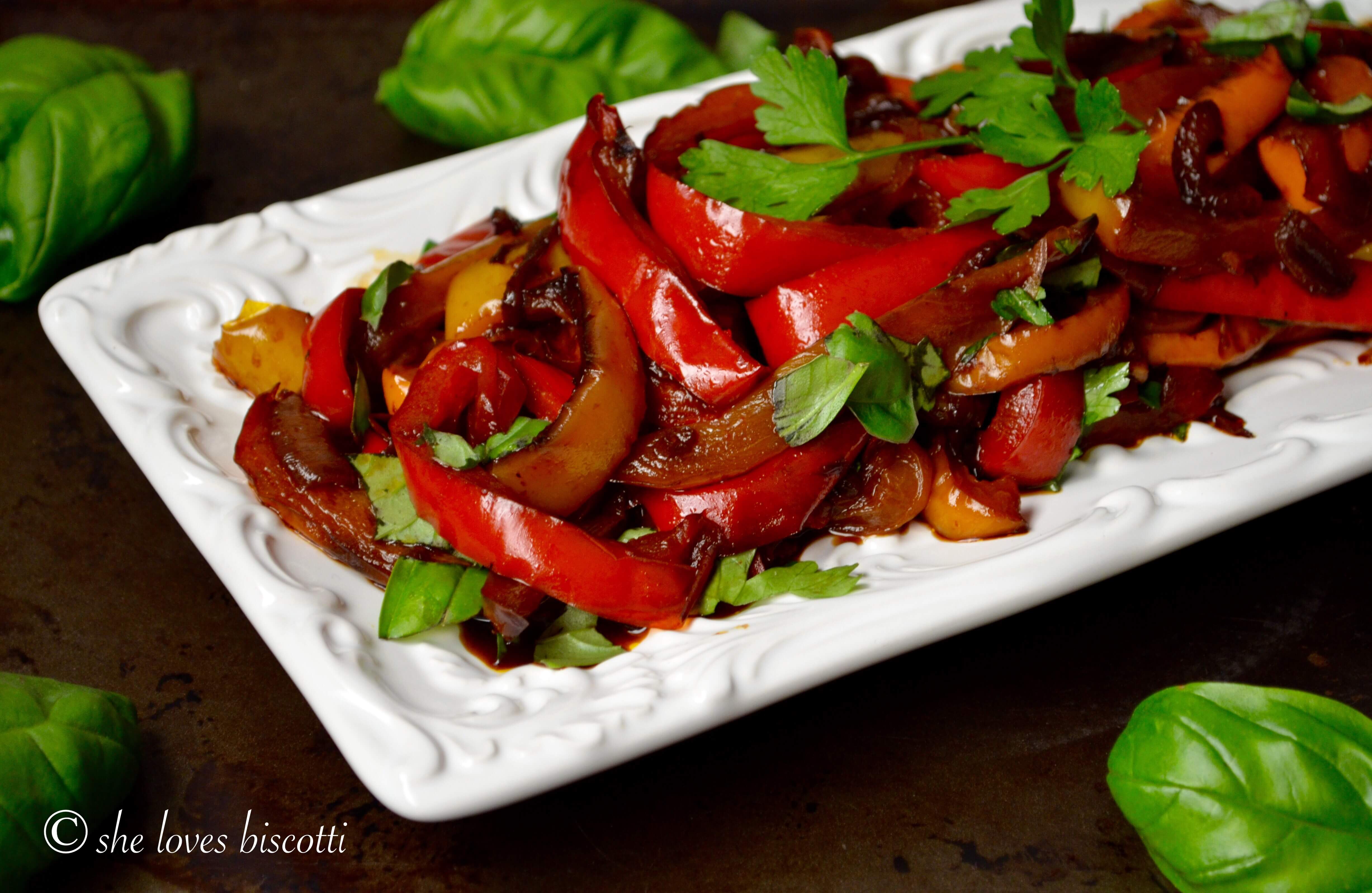 Italian Bell Pepper Stew Recipe (Peperonata) She loves biscotti