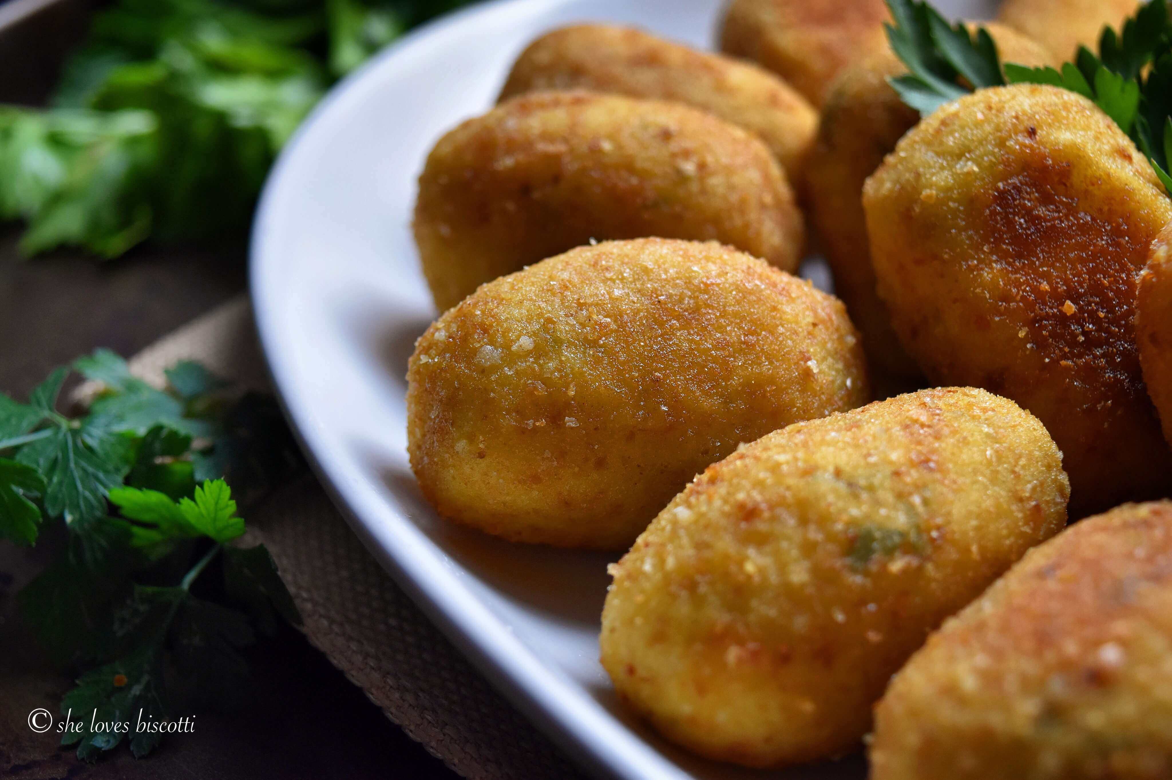 Best Homemade Italian Potato Croquettes She loves biscotti