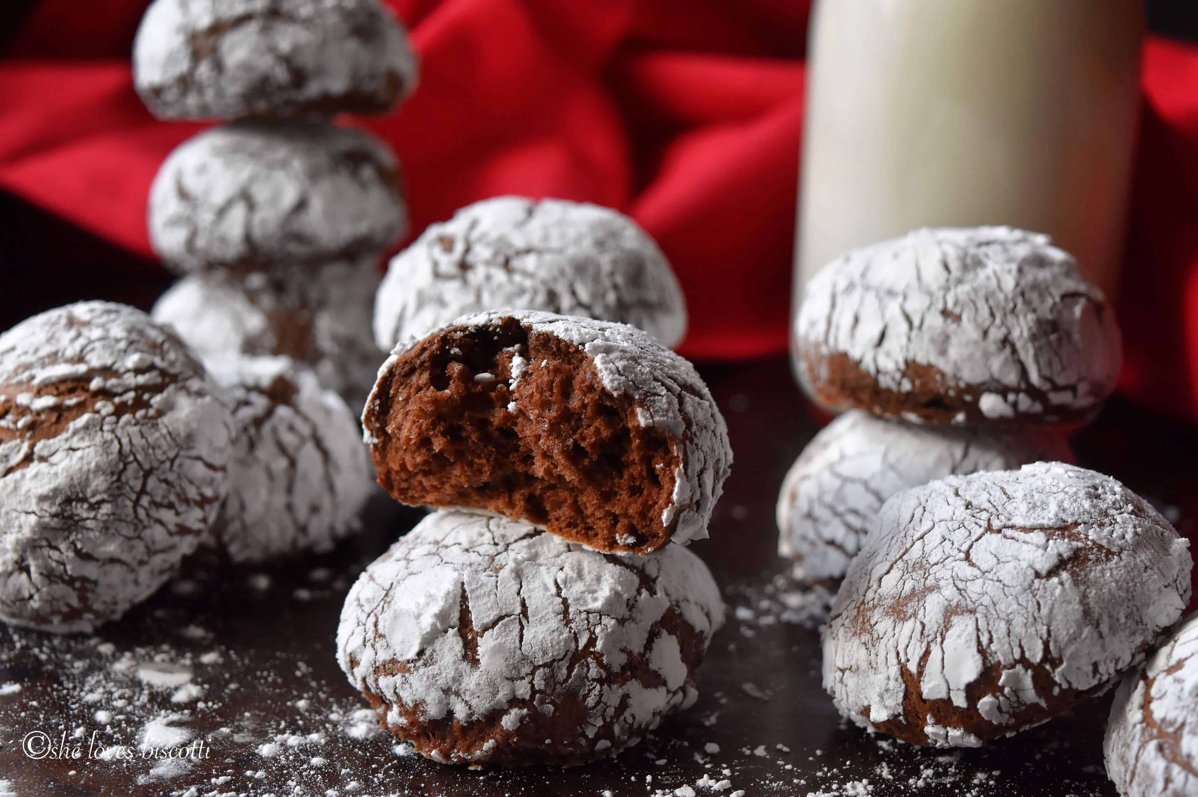 Italian Choco Orange Spice Drop Cookies She loves biscotti