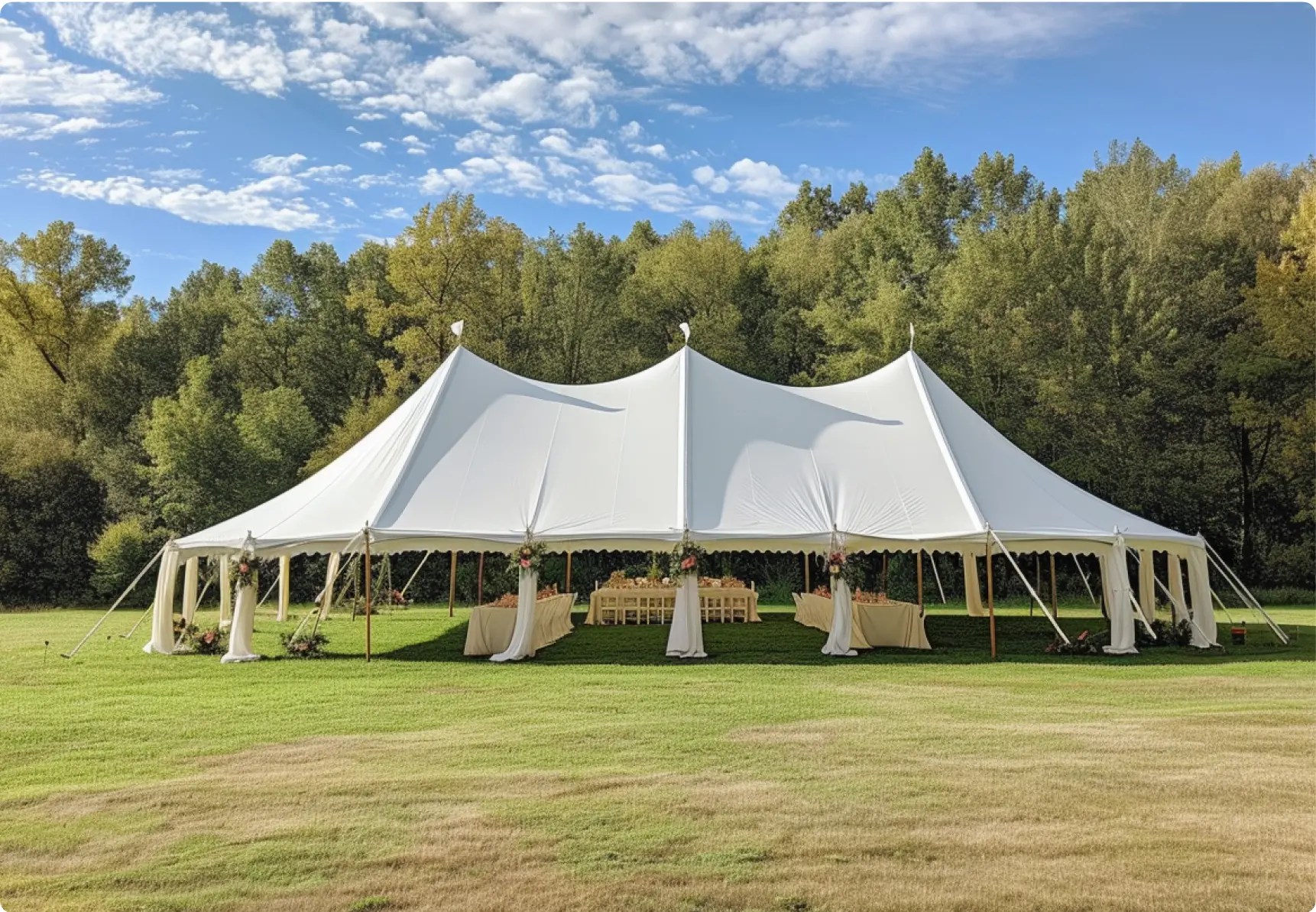 30x105 Pole Tents Party Tents for Party & Events