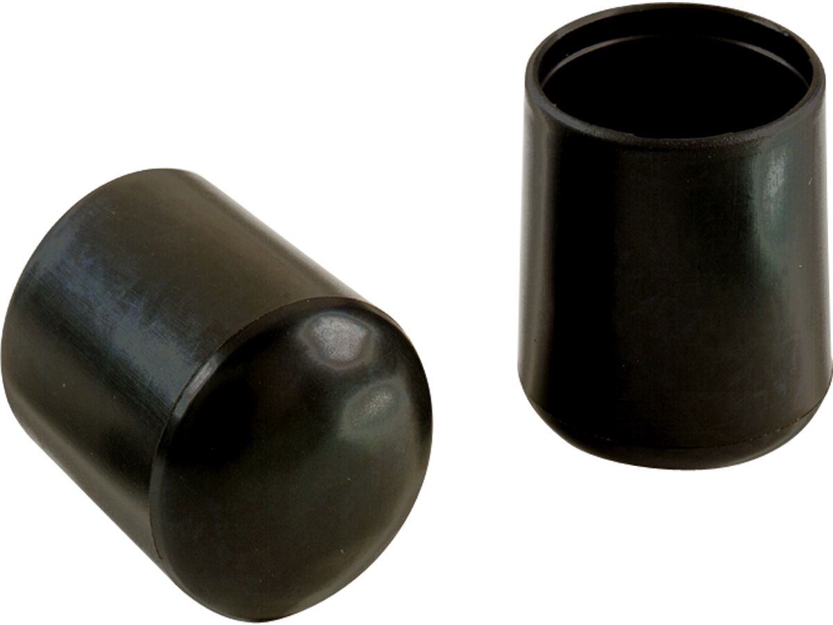 1Inch HiVinyl Leg Tips, 4Pack, Black Shepherd Hardware Canada