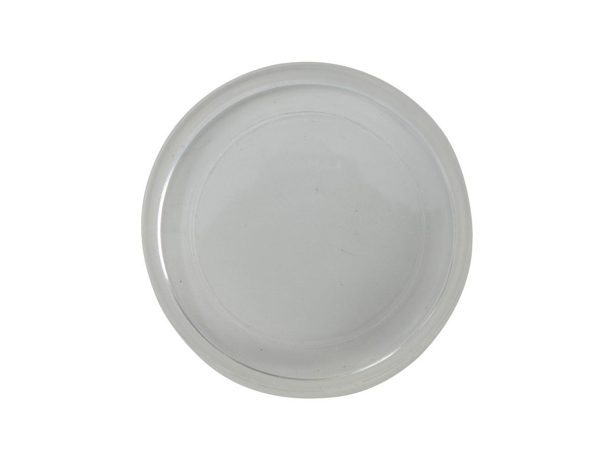 17/8Inch Smooth Plastic Furniture Cups, Clear, 4Pack Shepherd Hardware