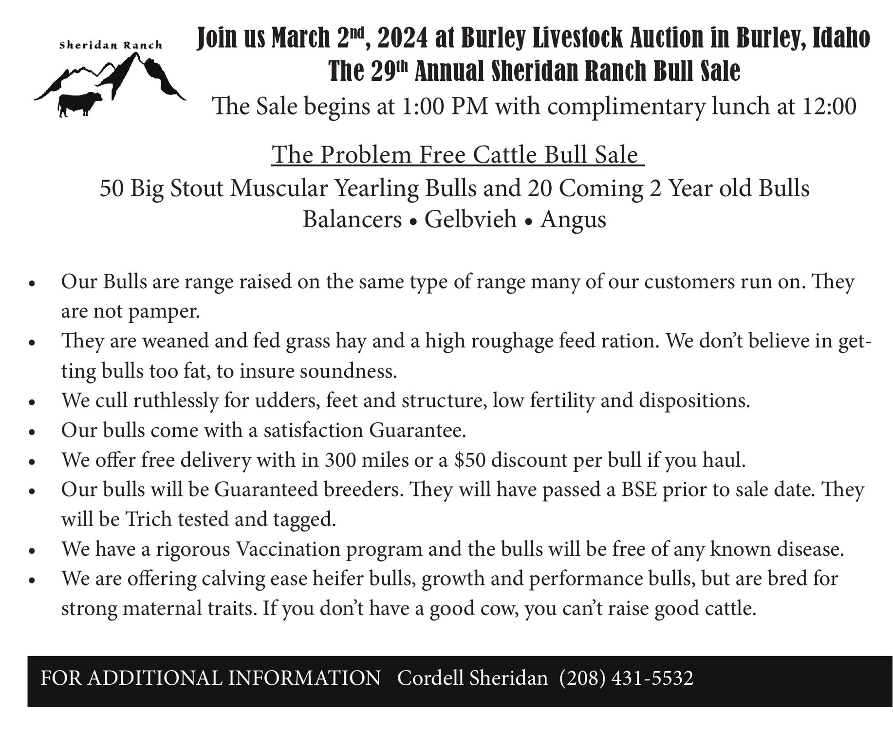 Sales Sheridan Ranch