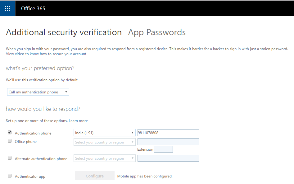 MultiFactor Authentication Better Protect Your Office 365 Data